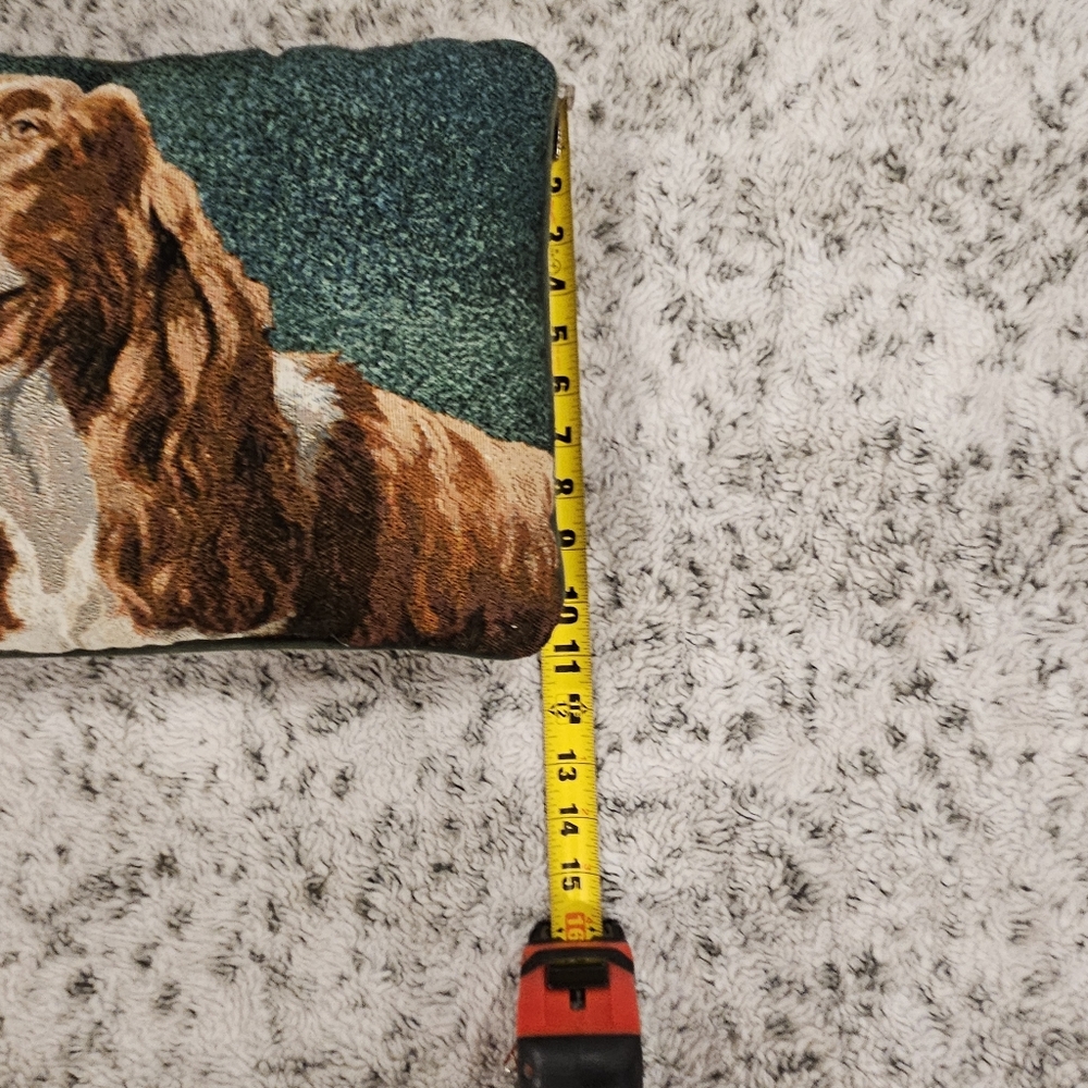 Tapestry Cocker Spaniel Decorative Accent Pillow 16"x11" By Linda Picken - Picture 5 of 5